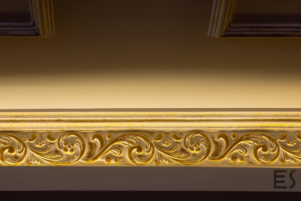 elegant ceiling molding as part of luxury flat  renovation in Heliopolis